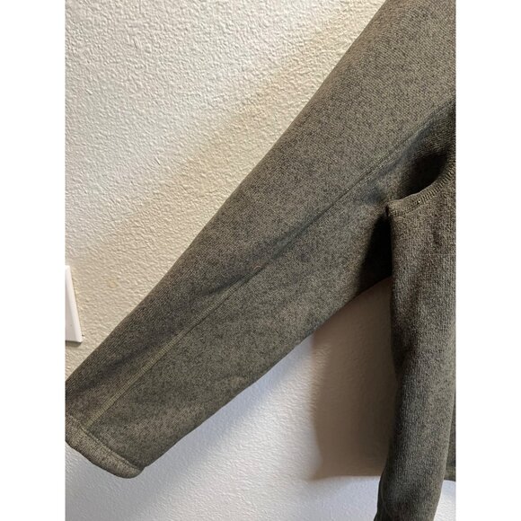 The North Face Mens XL Olive Green Half-Zip Sweater Fleece Pullover With Sleeve - Picture 7 of 9